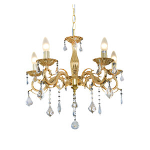 מנורת תליה נאוטיקה זהב