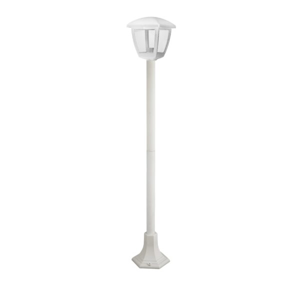 מנורת עמוד לגינה ניקוסApollo Nikos Garden Pillar light E27 (White)